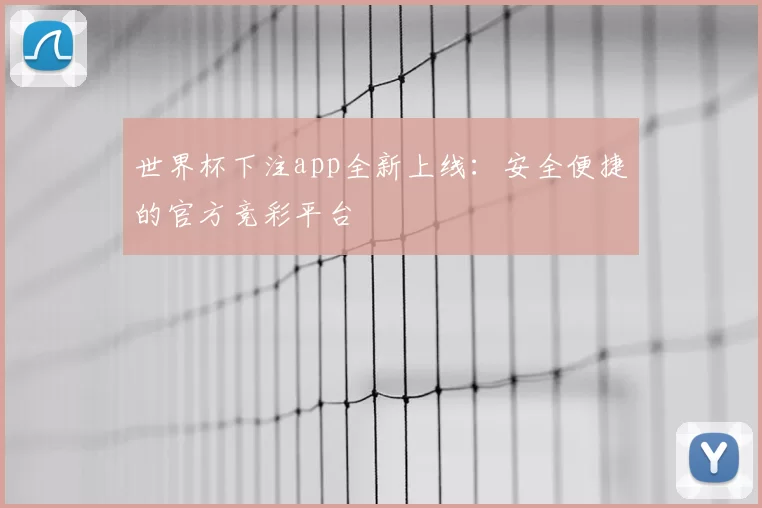 世界杯下注app全新上线：安全便捷的官方竞彩平台